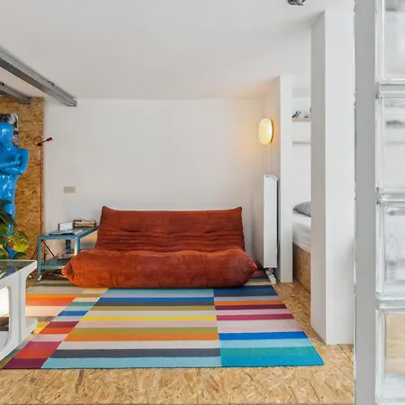 Cosy Art Near Station With Bikes And Garden Appartamento Gand